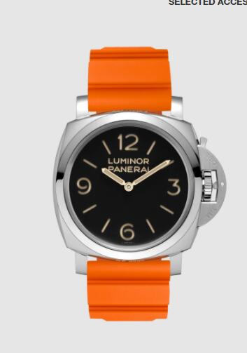 Panerai Luminor 47mm Replica Watch PAM00372 CAOUTCHOUC ORANGE